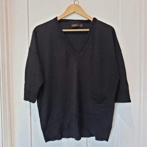 The Limited Black V-neck sweater